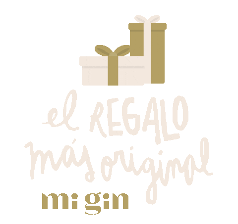 MiGin giphyupload gift cocktail gin Sticker