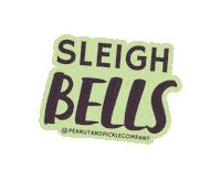 Sleigh Bells Christmas Sticker by Peanut and Pickle