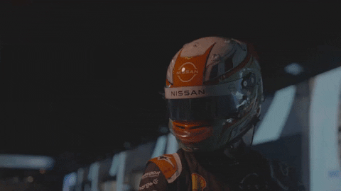 Pose Helmet GIF by Nissan Motorsport