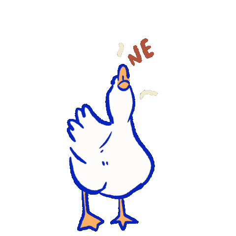 New Post Duck Sticker