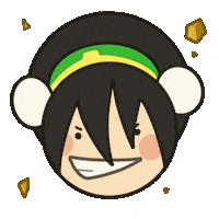 Avatar The Last Airbender Smile Sticker