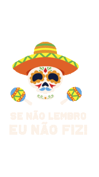 Skull Carnaval Sticker by StudioAlpha