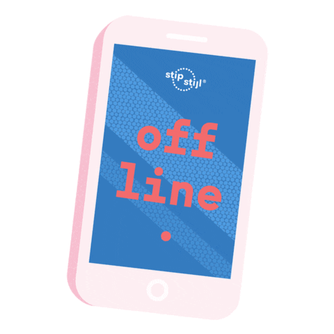 stipstijl giphyupload offline telefoon stipstijlvirus Sticker