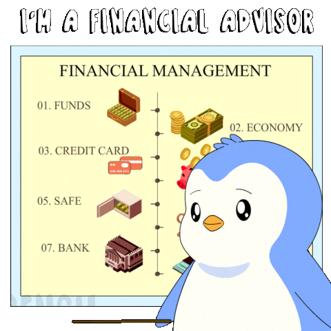Saving Financial Advisor GIF by Pudgy Penguins
