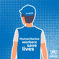 United Nations Volunteer GIF by UNHCR, the UN Refugee Agency