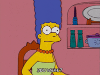 happy marge simpson GIF