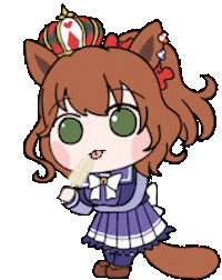 Ice Cream Eating Sticker