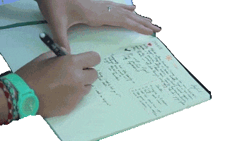 YLCC writing reflection journal diary Sticker
