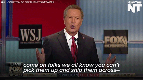 john kasich news GIF by NowThis 