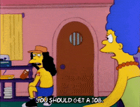 Listen Season 3 GIF by The Simpsons