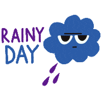 Rainy Day Rain Sticker by Super Simple