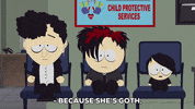baby goth GIF by South Park 