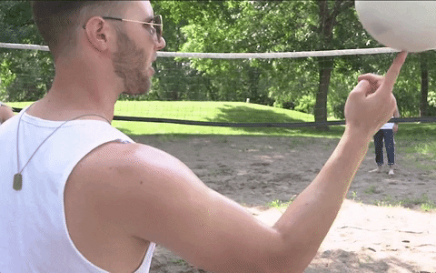 joshsoupir giphygifgrabber volleyball top gun echogear GIF