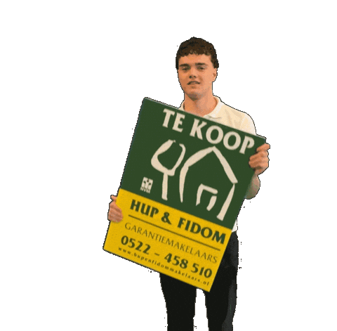 Makelaar Verkocht Sticker by Hup en Fidom Makelaars