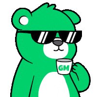 Happy Good Morning Sticker by BEARISH