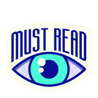 Eye Read Sticker by Romain Digue