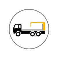 gfoellnerofficial truck crane lkw kran Sticker
