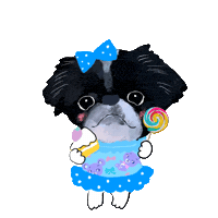 犬 Love Sticker