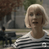 TV gif. Lauren Lee Smith as Frankie on Frankie Drake Mysteries nods with wide eyes as she says confidently, "Yes!"