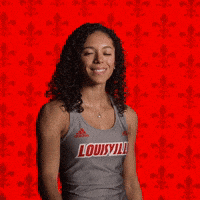Track Field Go Cards GIF by Louisville Cardinals
