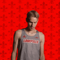 Track Field Go Cards GIF by Louisville Cardinals