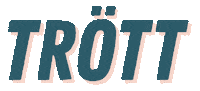 Tired Text Sticker by AnneliADesign