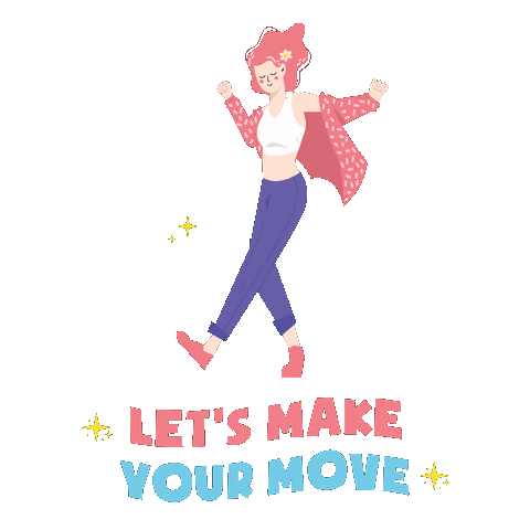 Happy Make Your Move Sticker by Posh Indonesia