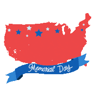 Remember Memorial Day Sticker by INTO ACTION