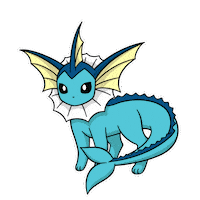 Gen 1 Water Sticker by Pokémon