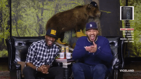 laugh clap GIF by Desus & Mero