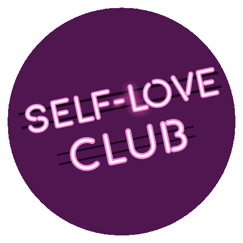 Self-Love Club Neon Sticker
