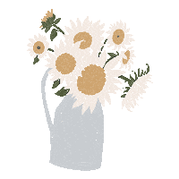 victoriacodesign fall flowers autumn sunflower Sticker