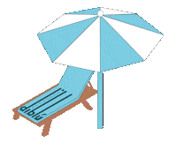 diblu summer beach hamaca diblu Sticker