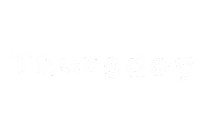 Happy Thursday Sticker