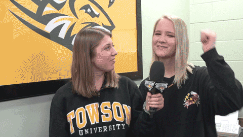 towsonuniversity giphyupload yes yeah thumbs up GIF