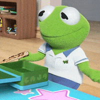 muppetwiki shrug muppets kermit kermit the frog GIF