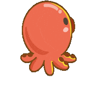 Bounce Octopus Sticker by Bookabook.id