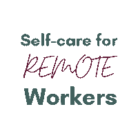 KimGorchs meditation selfcare work from home coffee break Sticker