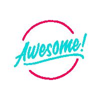 Awesome Fun Sticker by Olga - Visual Storytellers