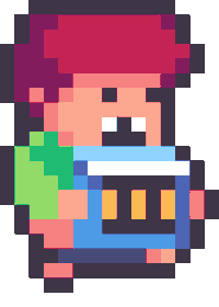 badkidgames games pizza run kid Sticker