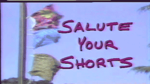 salute your shorts 90s GIF