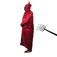 Devil Costume Sticker by Halloween Party