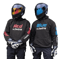 Red And Blue Wow Sticker
