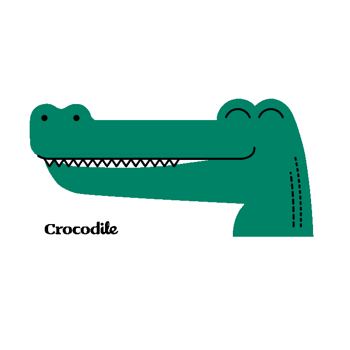 CrocodileInternational giphyupload crocodile crococare crocodileinternational Sticker