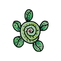 Doodle Flor Sticker