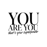 You Are You Superpower Sticker by #NANDINI