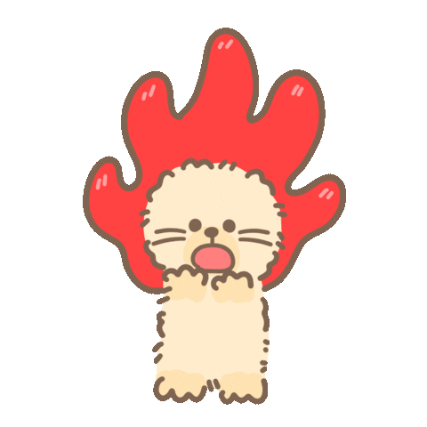 Angry Bye-Bye Sticker by koimoffee