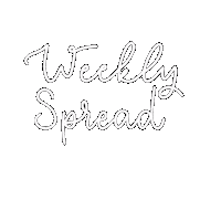 Calligraphy Bulletjournal Sticker