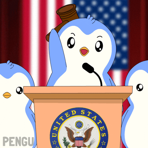 Angry Press Conference GIF by Pudgy Penguins
