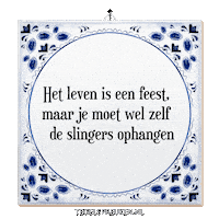 Humor Wijsheid Sticker by Tegelspreuken.nl